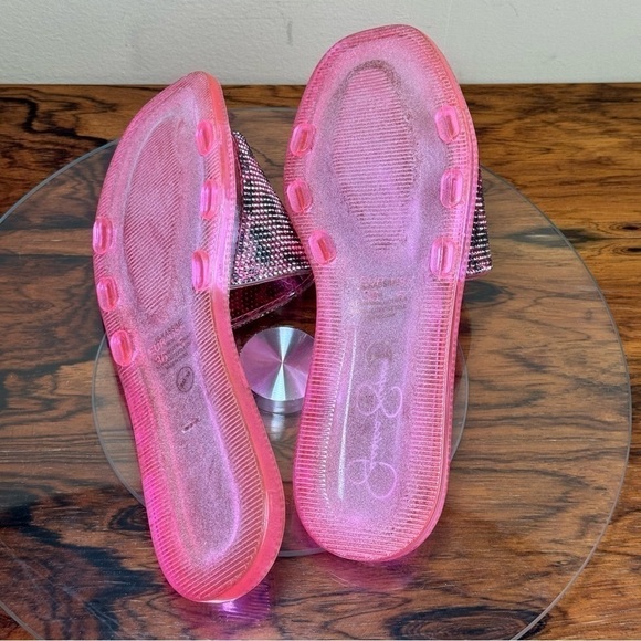 Jessica Simpson Kassime Embellished Jelly Slide Sandals - Picture 13 of 13